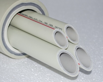 Polypropylene pipe, aluminum-reinforced PN 25