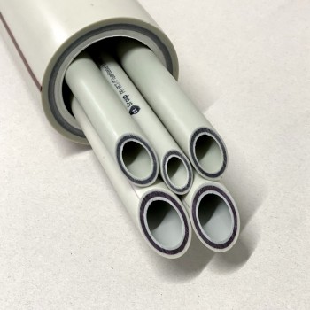 Polypropylene pipe, glass fiber reinforced PPr-FIBER PN 25